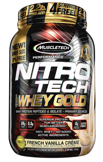 nitro tech whey gold 2.2 lbs